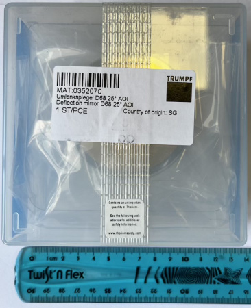 352070 Зеркало фазовращатель кремниевый D68x0,8" 25° AOI