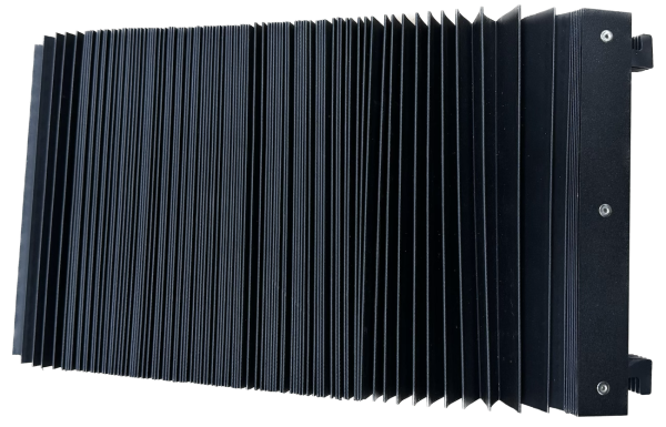 Гофра оси X для станка Senfeng SF3015M вид с фланцем.