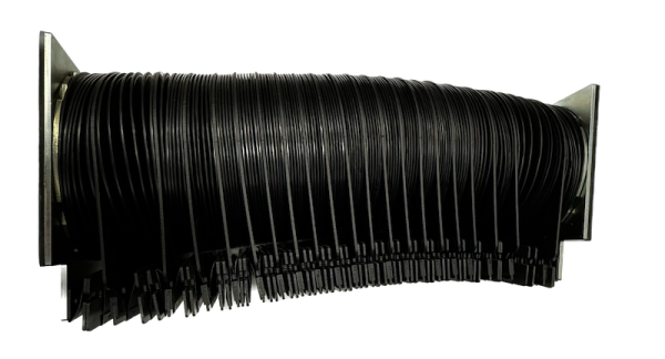 Изображение Гофрированный канал хода луча A(ось Х) Ref №920715 сложенная