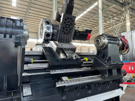 MetalTec NeoTurn 60DYS - Токарный станок ЧПУ с наклонной станиной и противошпинделем (ЧПУ Fanuc)